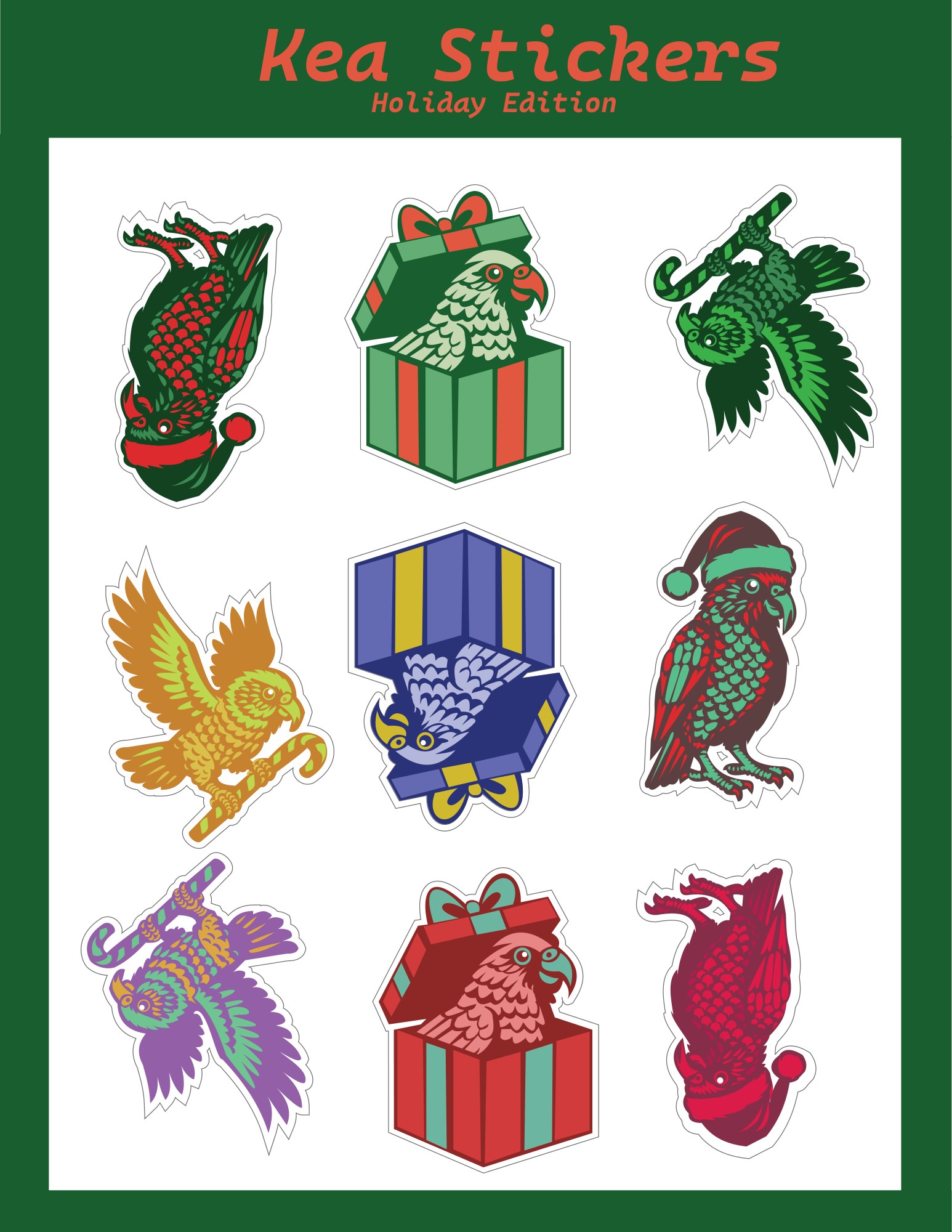 Kea Stickers